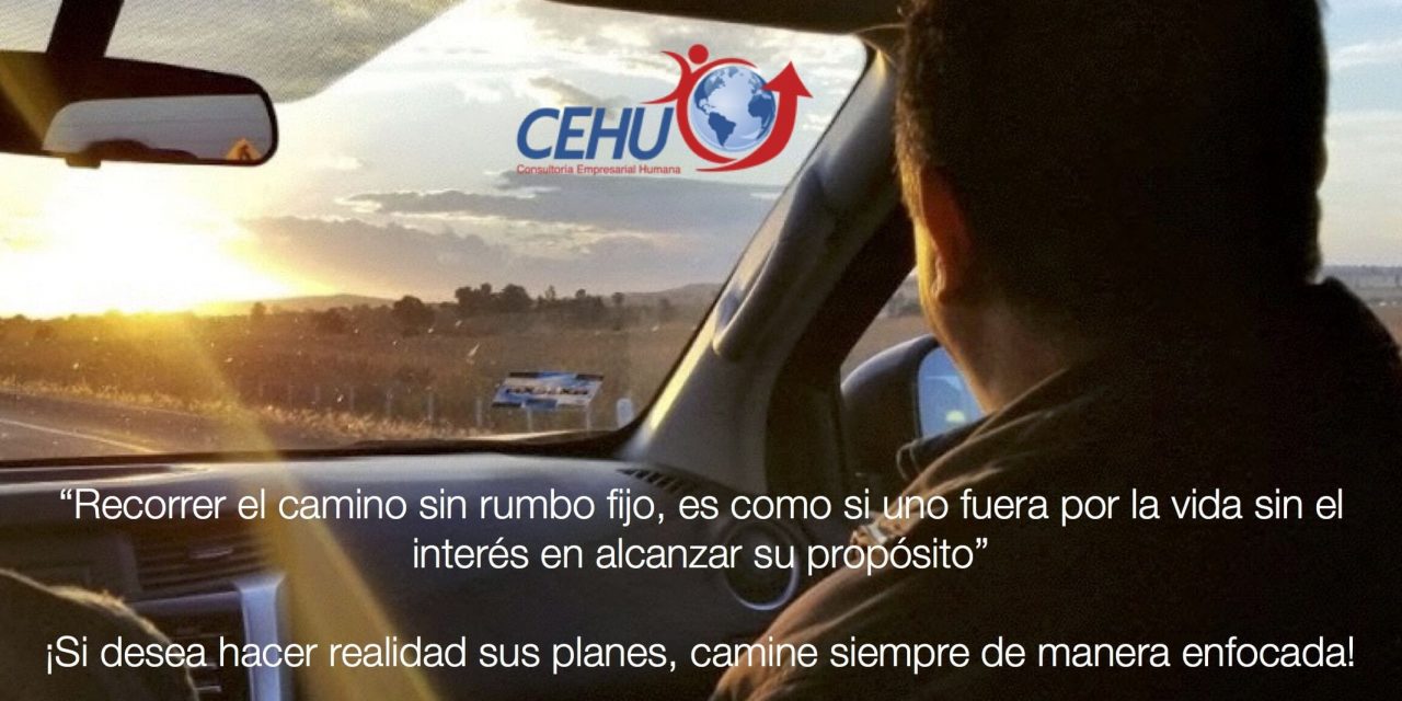 ¡Camine de manera enfocada!