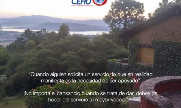 ¡Has del servicio tu vocación!