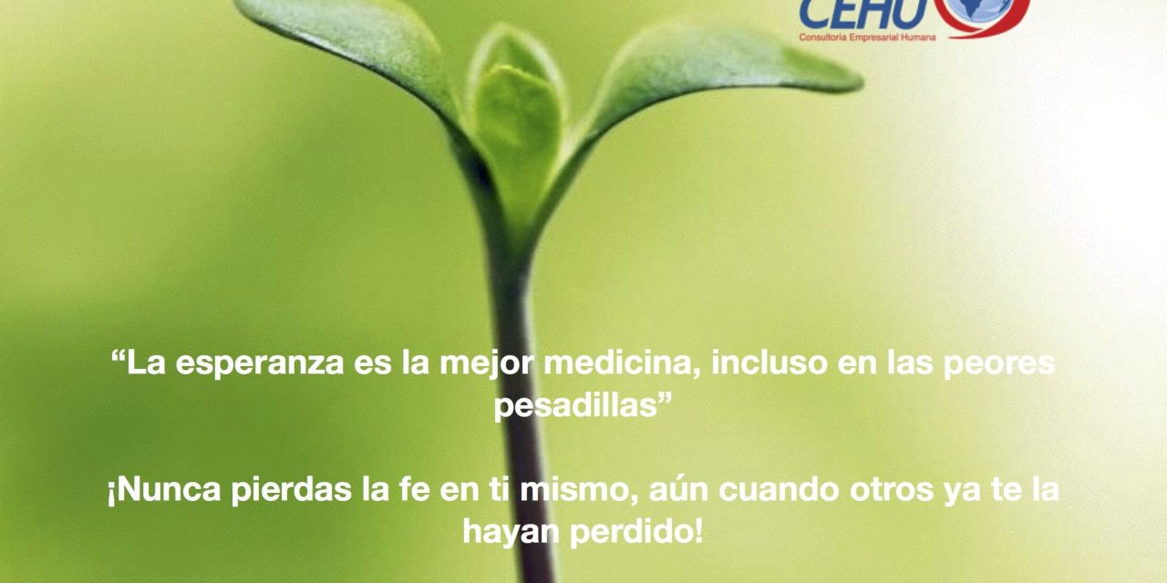 ¡No pierdas la fe!