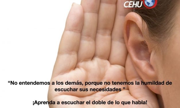 ¡Escuche el doble de lo que habla!