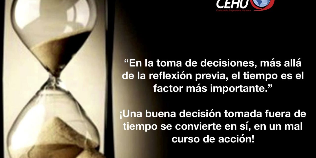 ¡El tiempo cuenta!