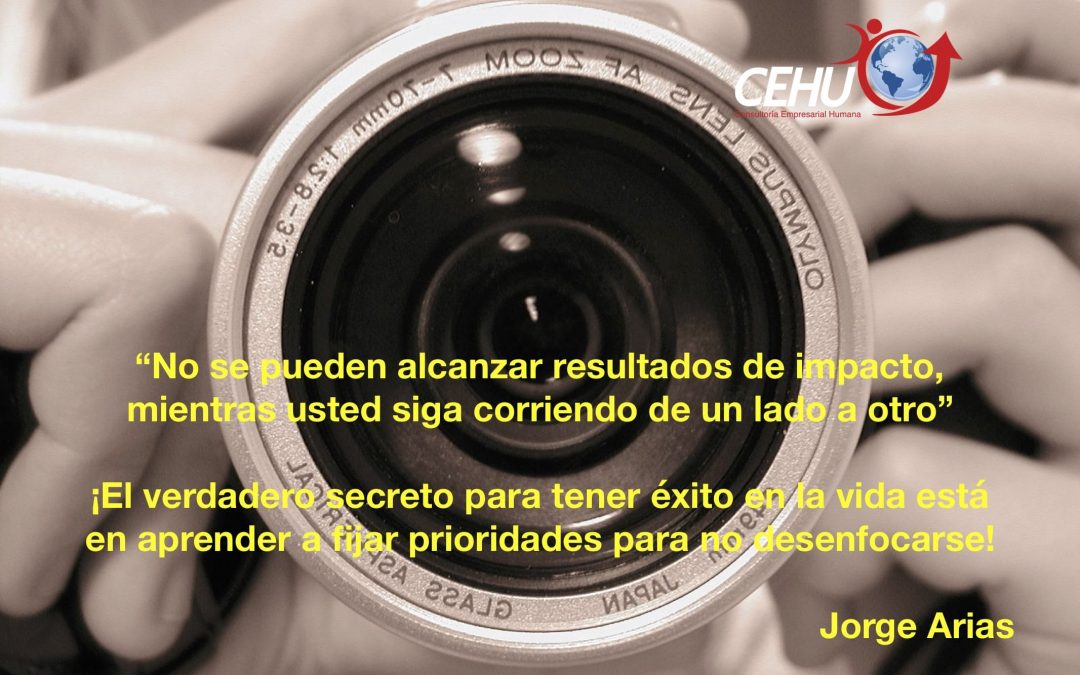 ¡A fijar prioridades!